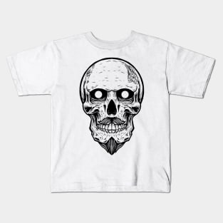 Skull beard Kids T-Shirt